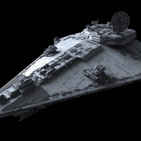 3D Star Wars Models by Fractalsponge