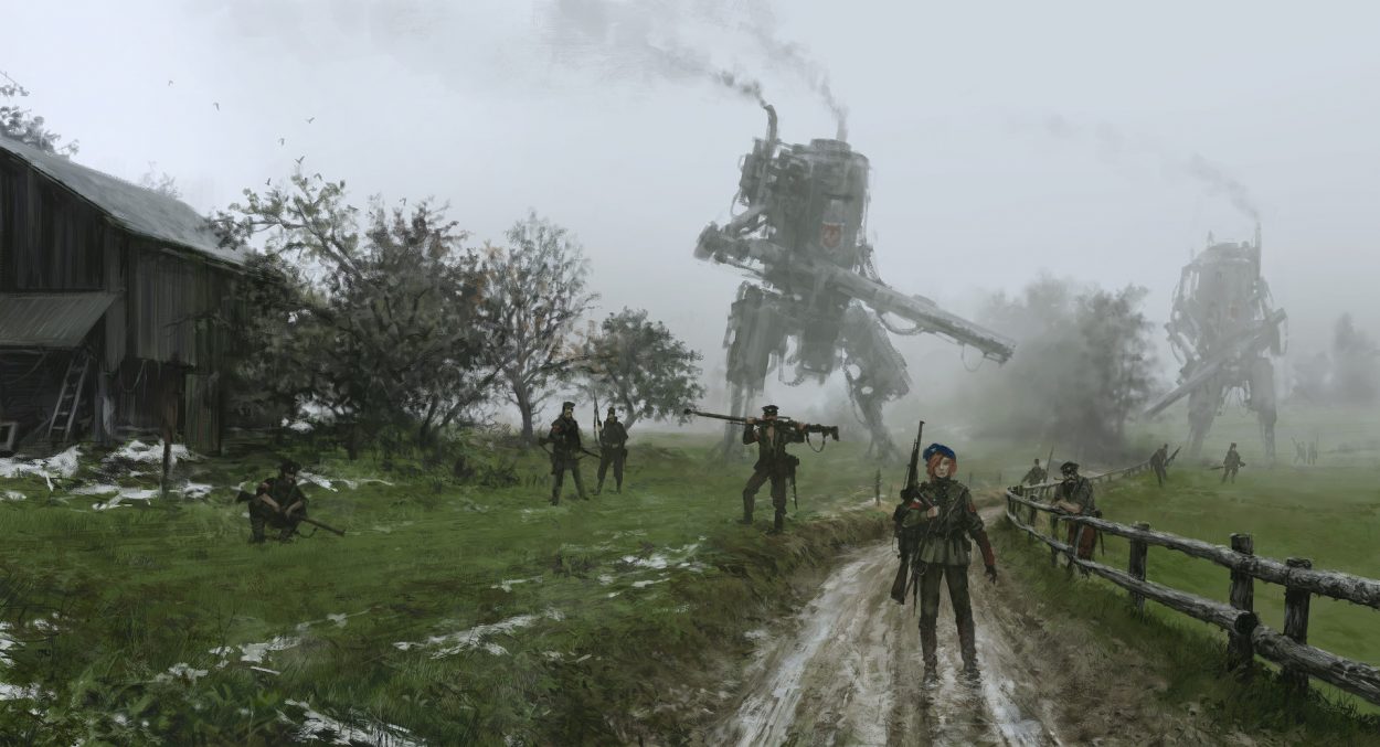 The Retro Mech Art of Jakub Rozalski
