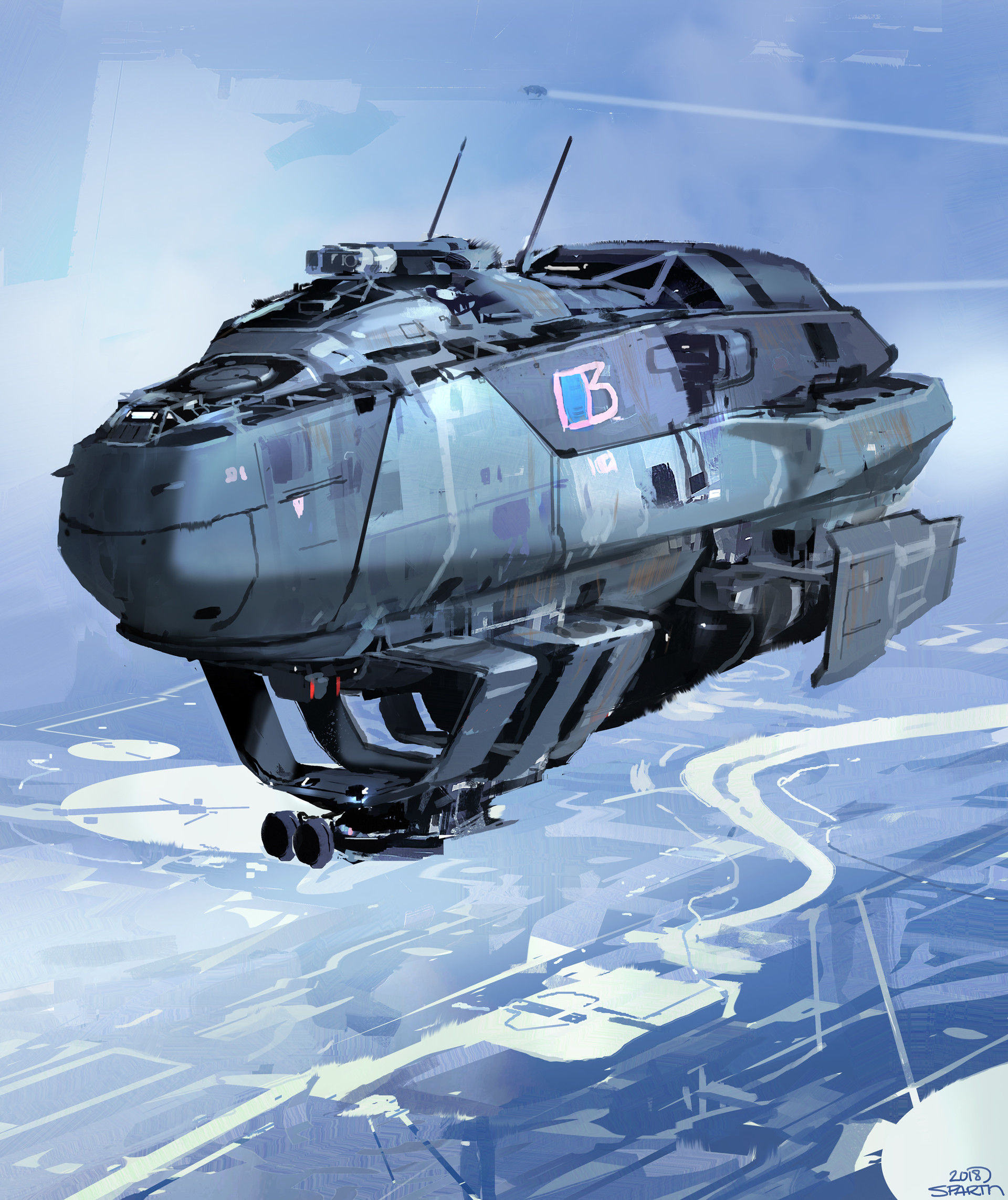 The Science Fiction Art of Sparth