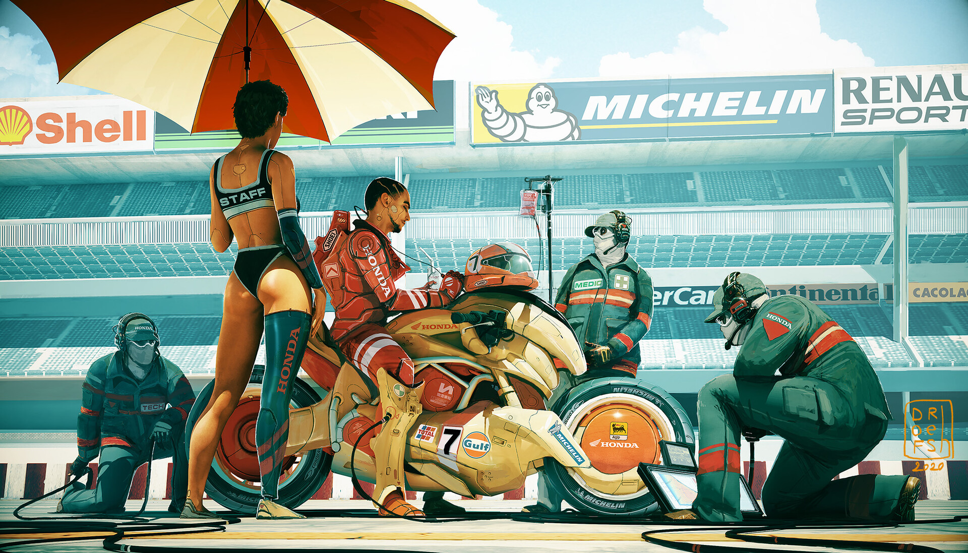 The Digital Sci-Fi Art of DOFRESH