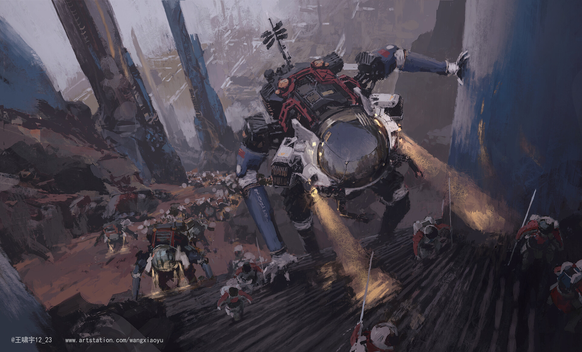 The Superb Sci-Fi Creations of Xiaoyu Wang