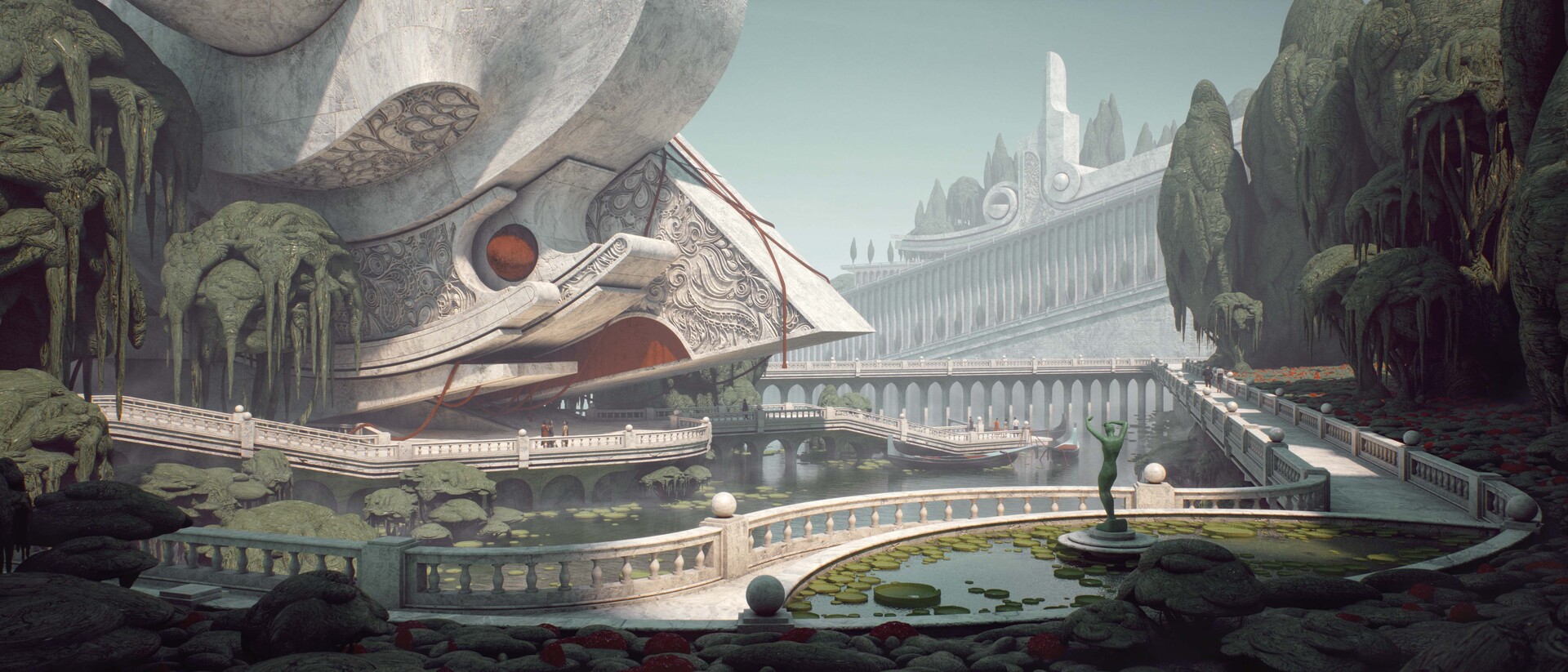 The Exquisite Sci-Fi Environment Designs of Zana Bamarni
