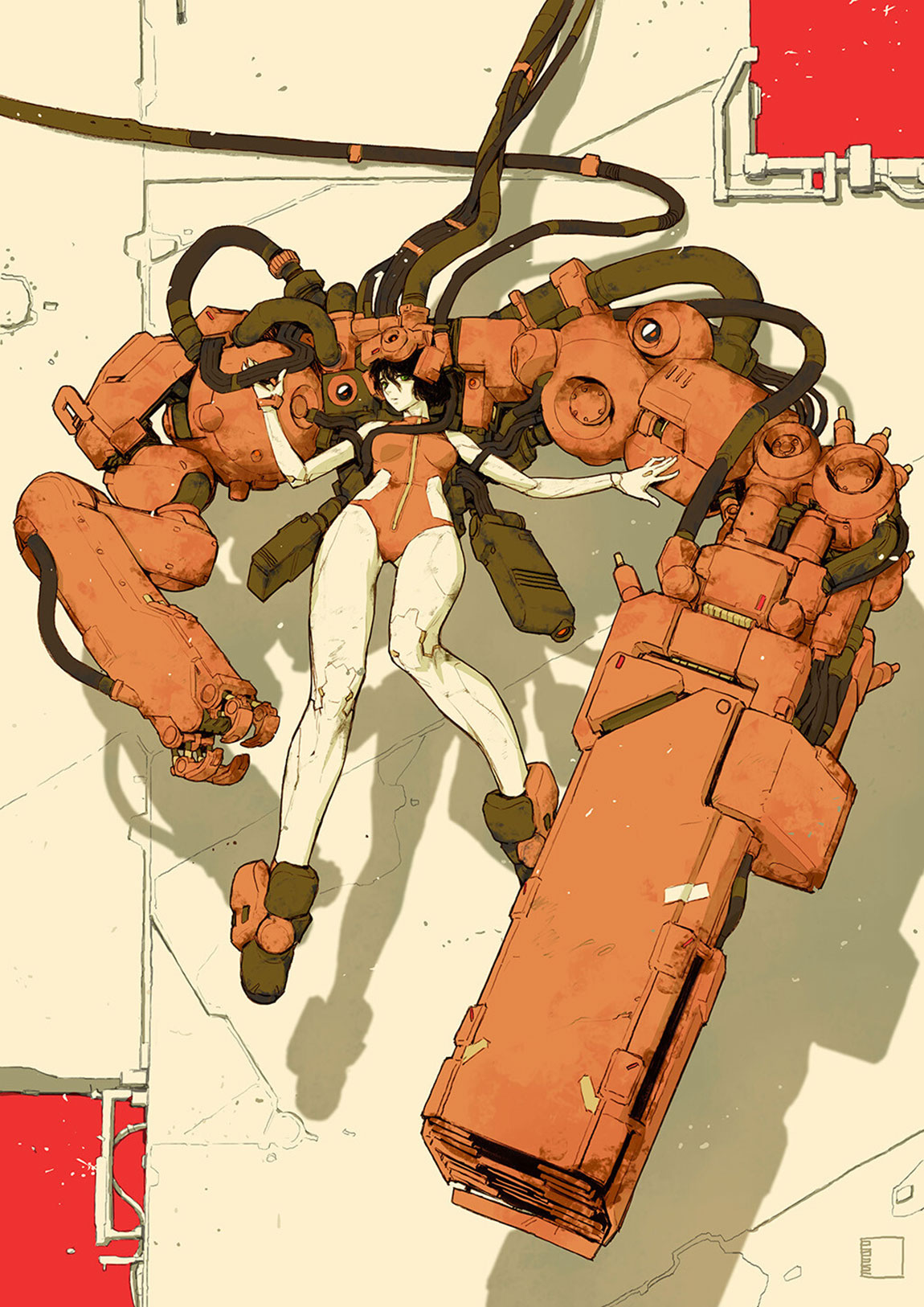 The Cool Sci-Fi Cyberpunk Art of Tan Di